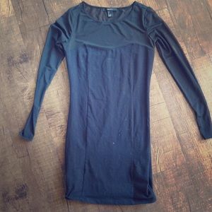 Forever21 Black Mesh Dress